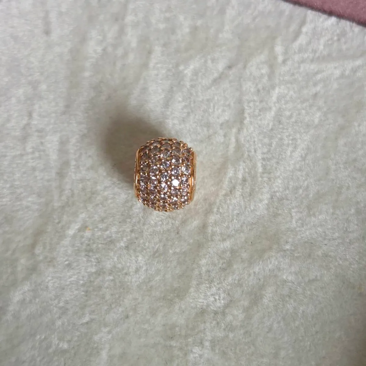 Pandora charm sparkly rose gold - Image 4