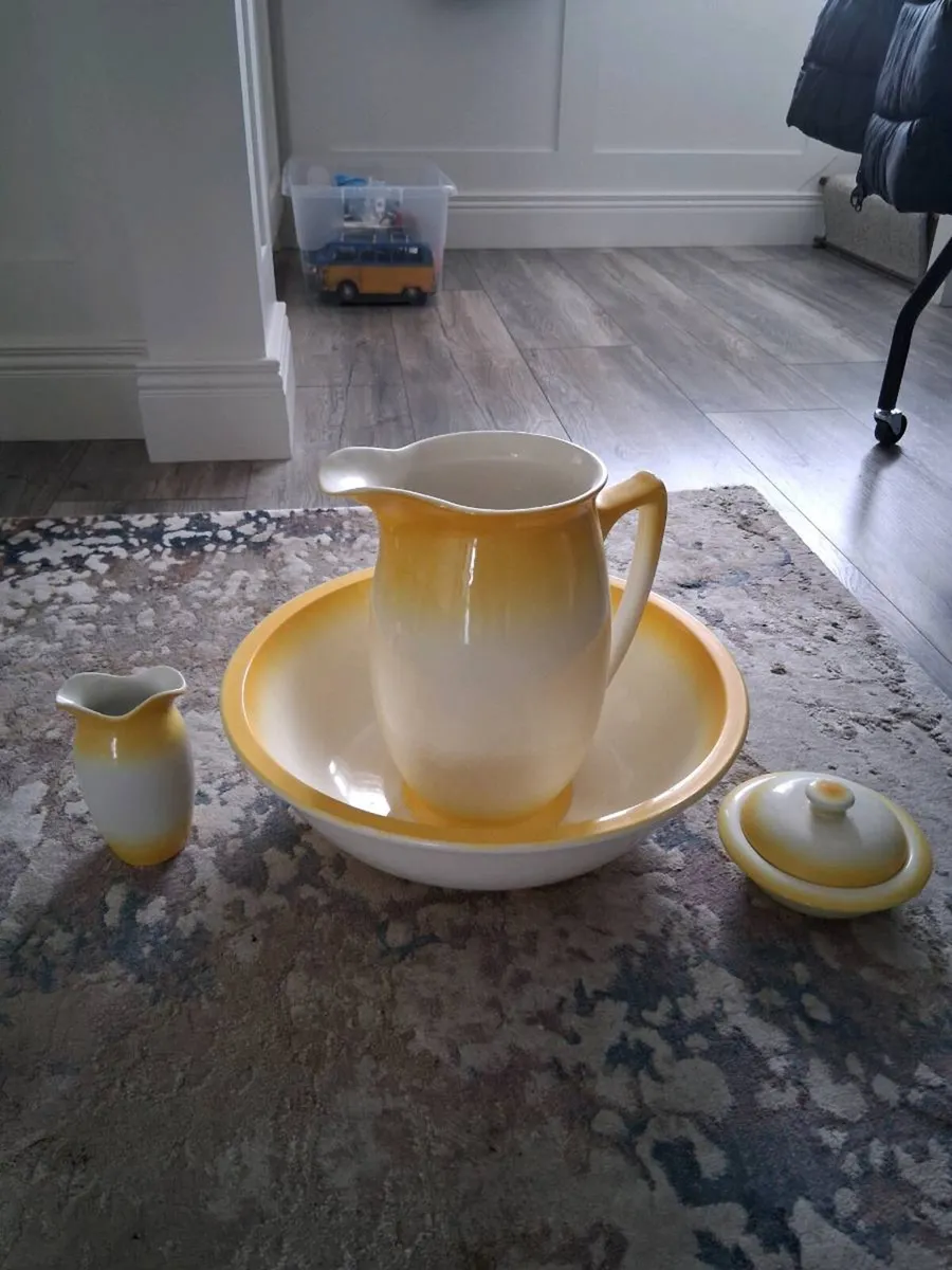 Jug and basin antique set - Image 2