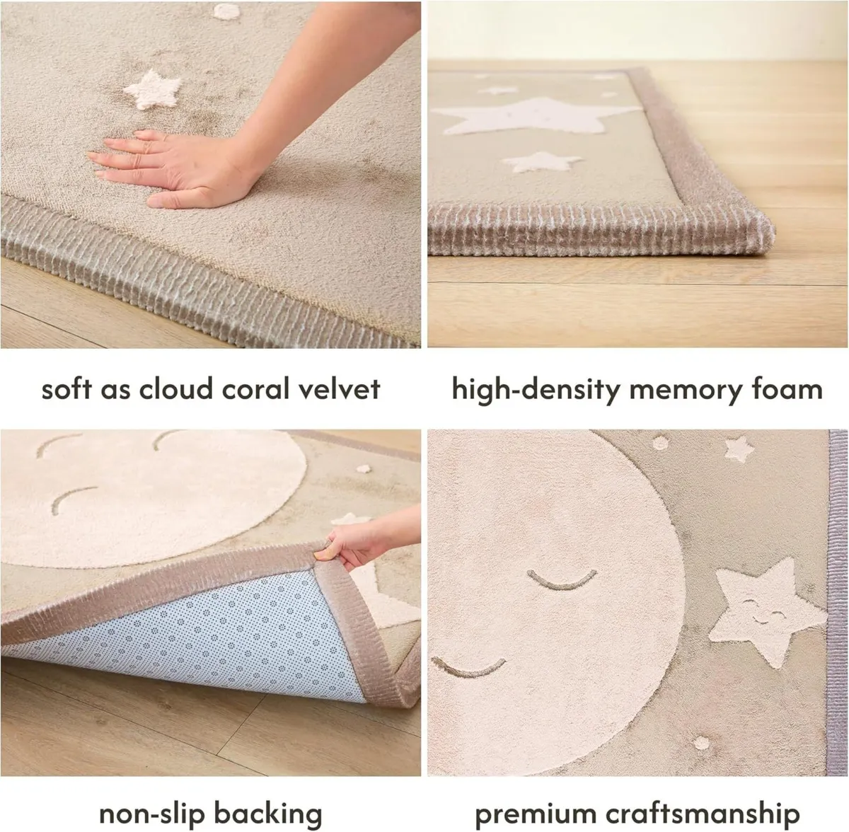 Cloud-soft baby play mat 200x150x2.5cm curved – - Image 3