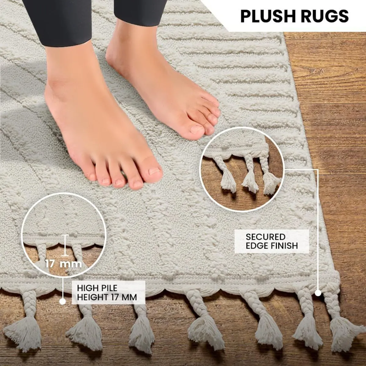 Jakarta Geometric Rug - Scandi Area Rugs Living - Image 4