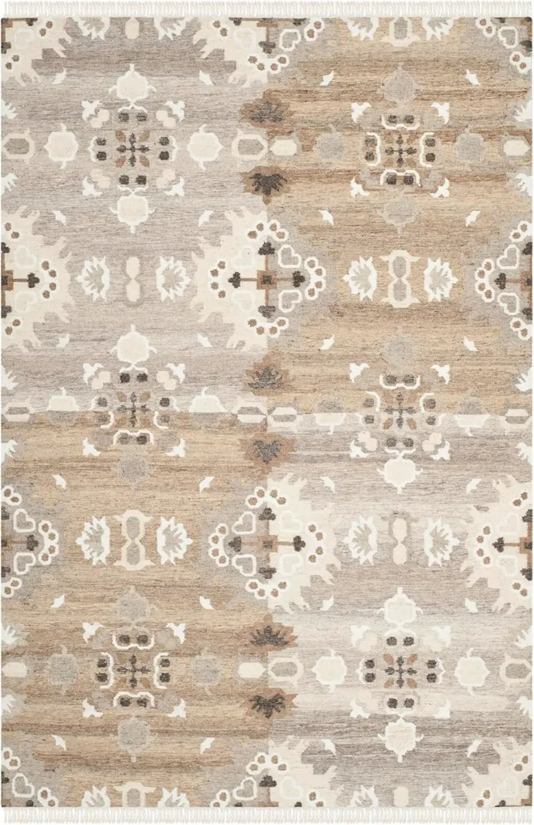 Moroccan Boho Tribal Indoor Flatweave Rectangle - Image 3