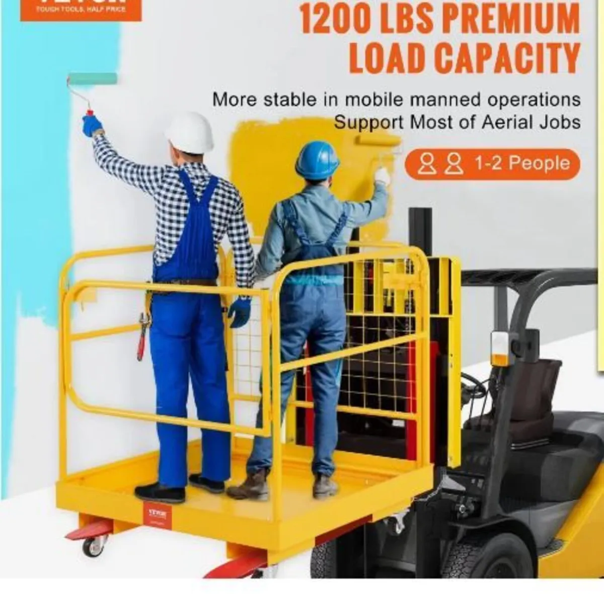 Forklift Safety Cage, 544.3 kg Load Capacity - Image 2