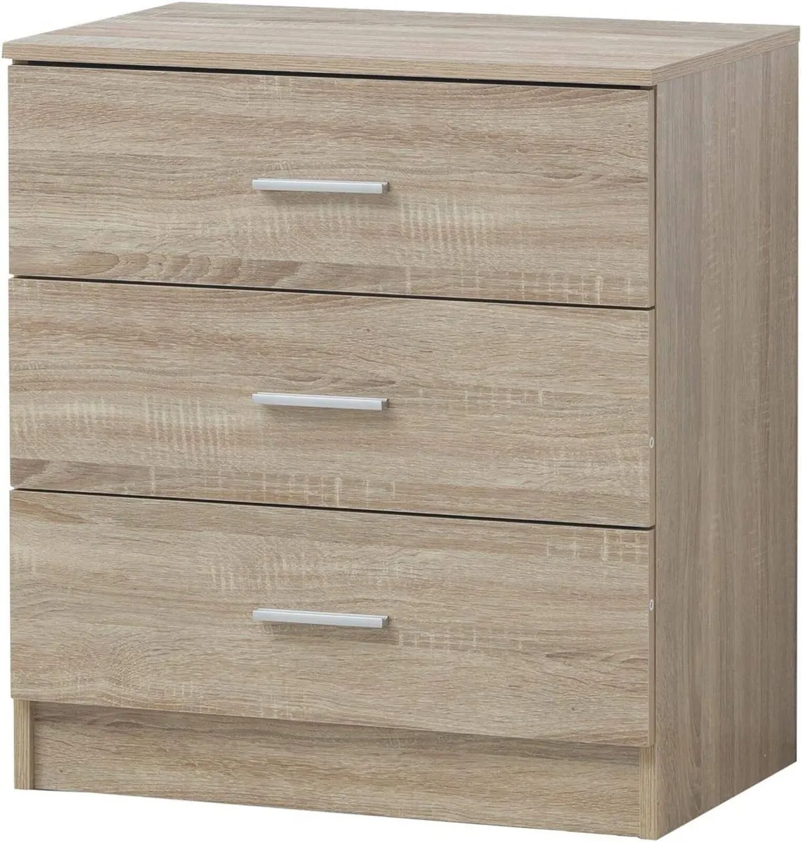 Timber Art Design 3 Drawer Bedroom Chest of - Image 1