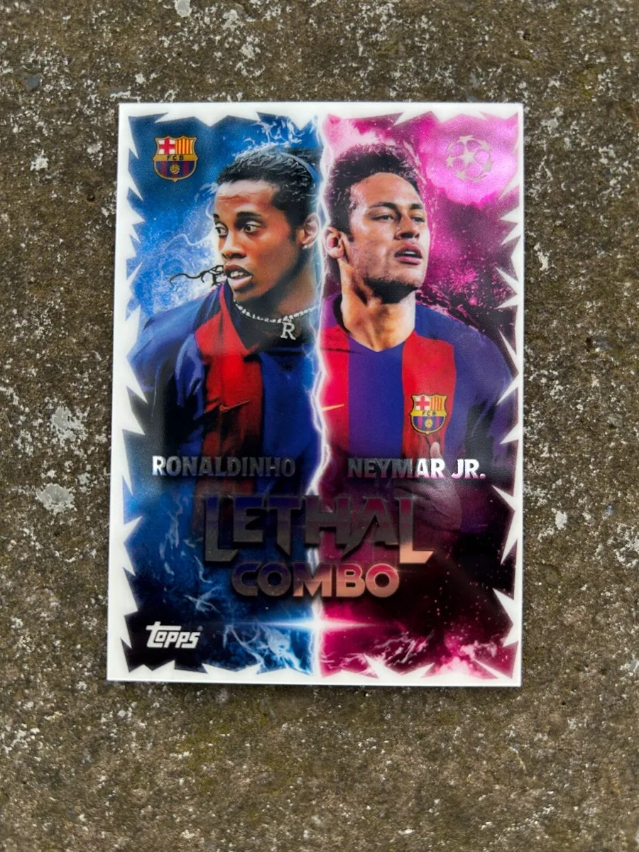 Ronaldinho, Neyamr JR. Lethal Combo. 25/26 Card. - Image 1