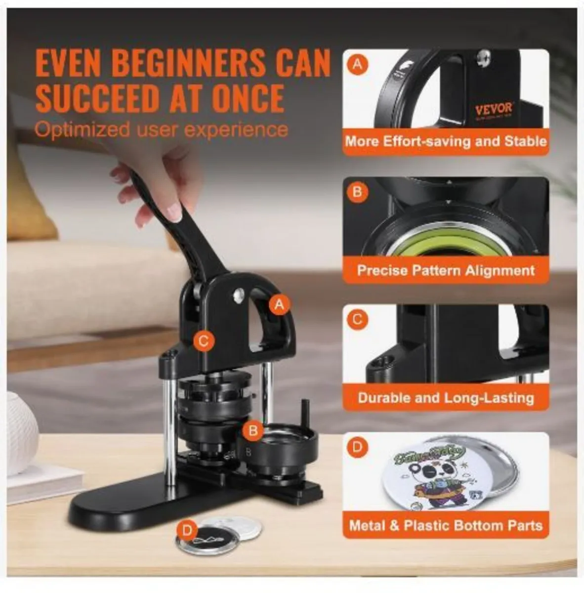 Button Maker Machine, - Image 3