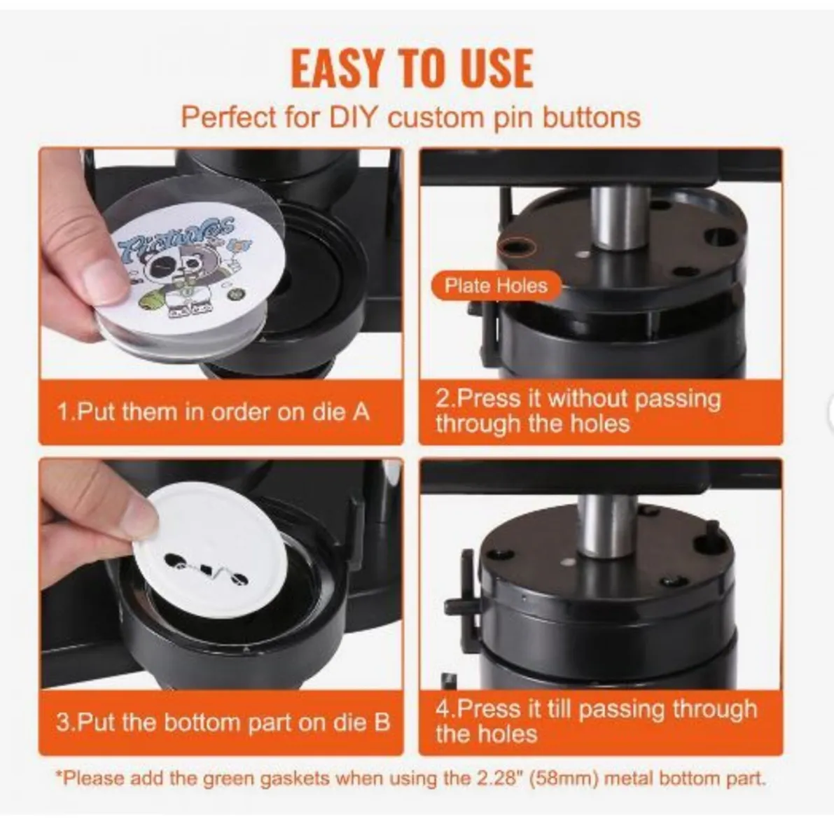 Button Maker Machine, - Image 4