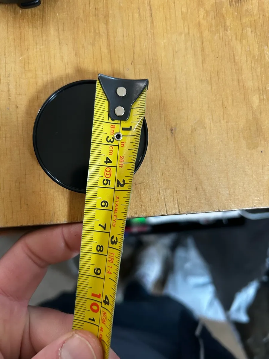 Black 54mm Center Caps A udi Volkswagen Skod a - Image 3