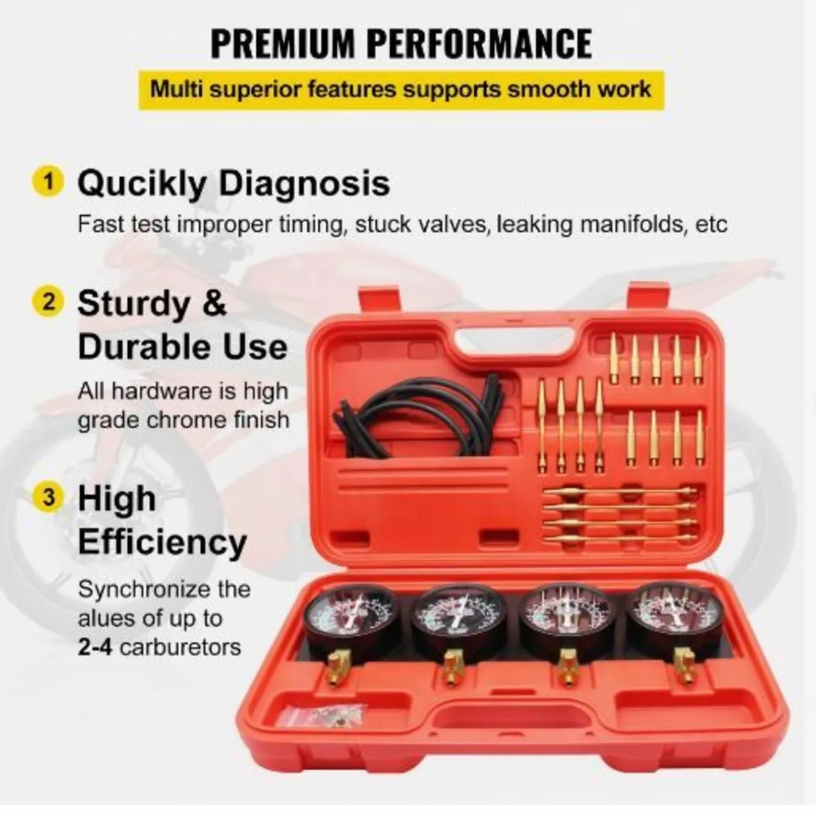 Fuel Vacuum Carburetor Synchronize Tool - Image 4