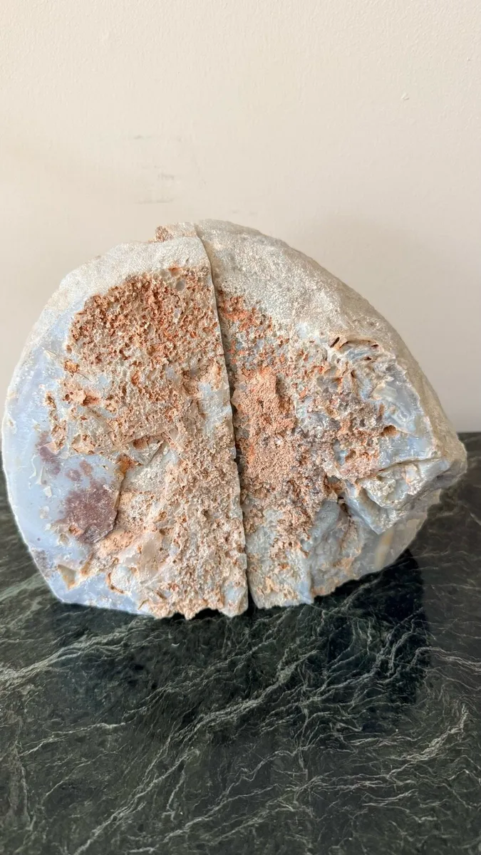 Natural Agate Bookends / Decorative Stone Pair - Image 3