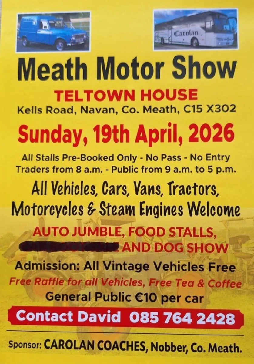 Meath Motor Show Teltown Co. Meath - Image 1