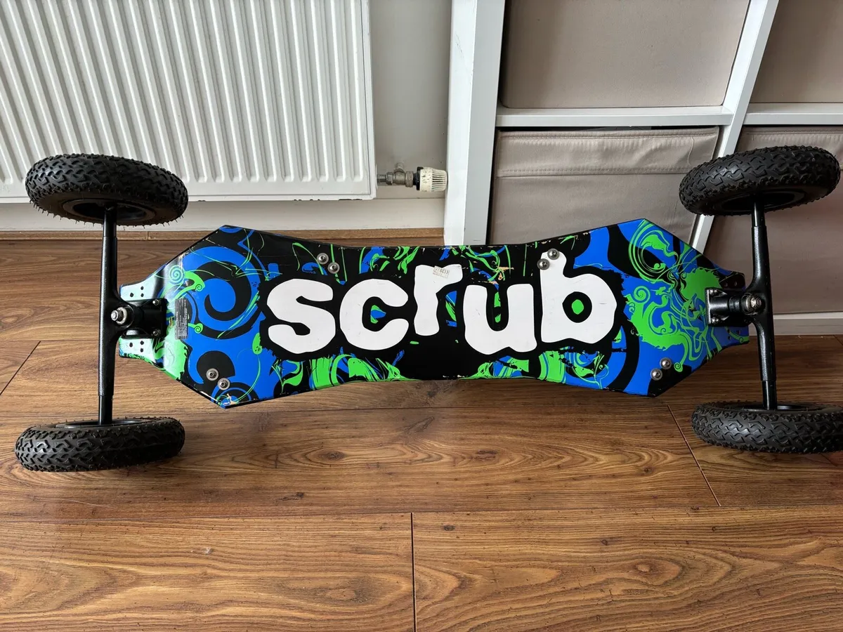 Scrub Psycho Mountainboard / Landboard - With Bind - Image 1