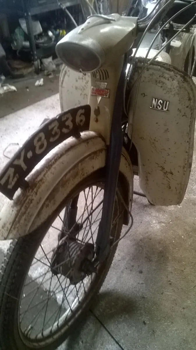 Very Original NSU Quickly.   also a Berini m21 - Image 1