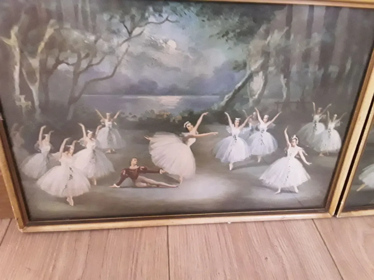 Two very old vintage pictures prints - Image 4