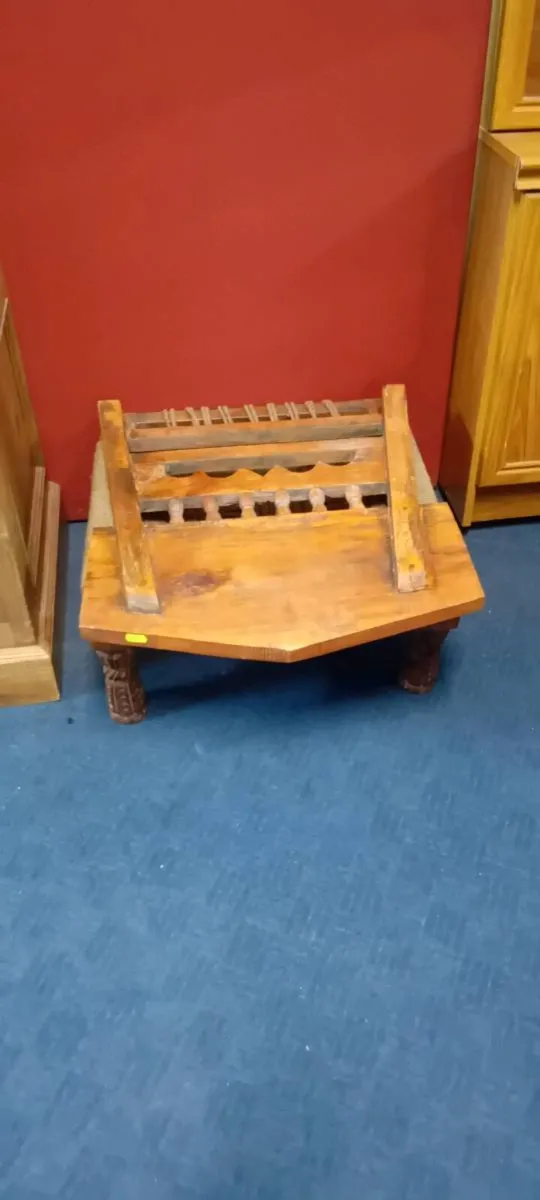 Vintage Folding Prayer Seat - Image 2