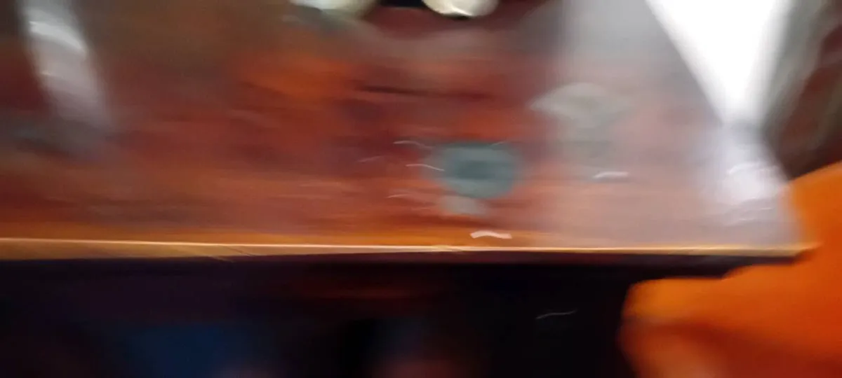 Decorative Glazed Mahogany Display Cabinet - Image 2