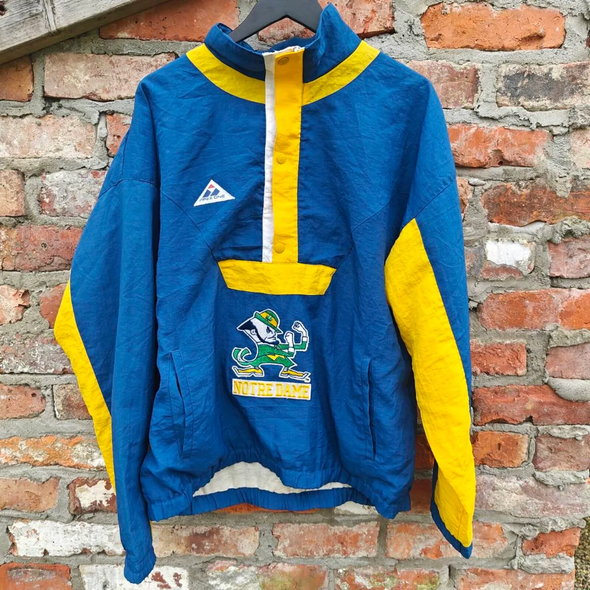 Vintage 90s Apex one Norte Dame 1/2 zip Medium - Image 1