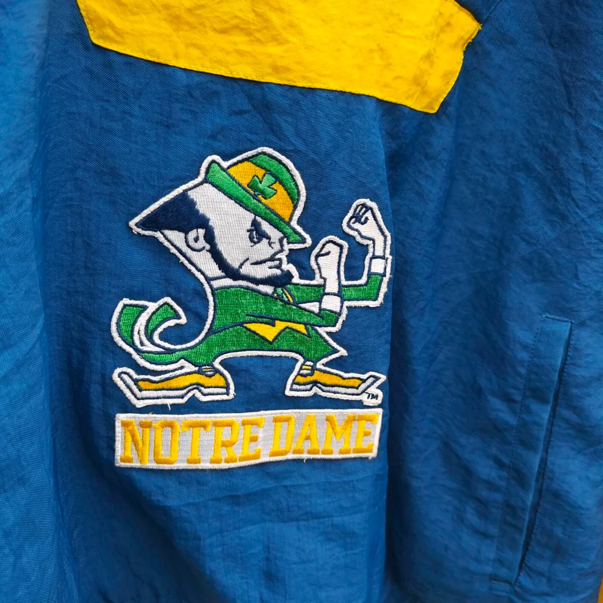 Vintage 90s Apex one Norte Dame 1/2 zip Medium - Image 2