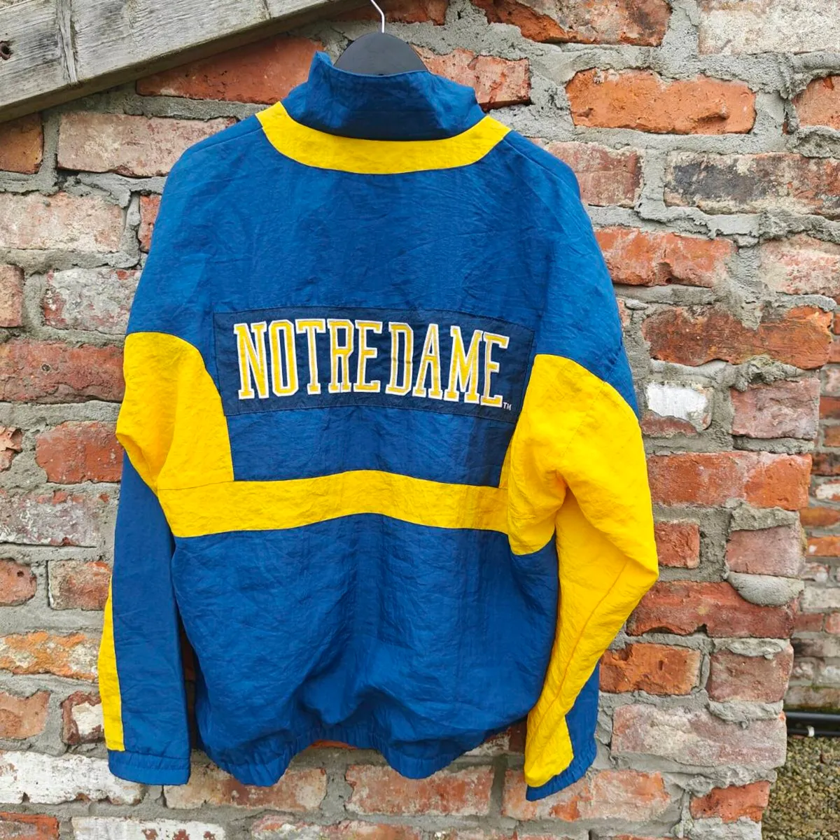 Vintage 90s Apex one Norte Dame 1/2 zip Medium - Image 4
