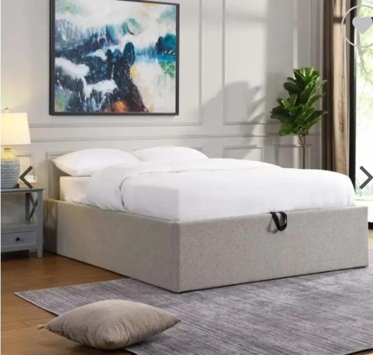 Oasis Base / Linen Grey Fabric - Image 1