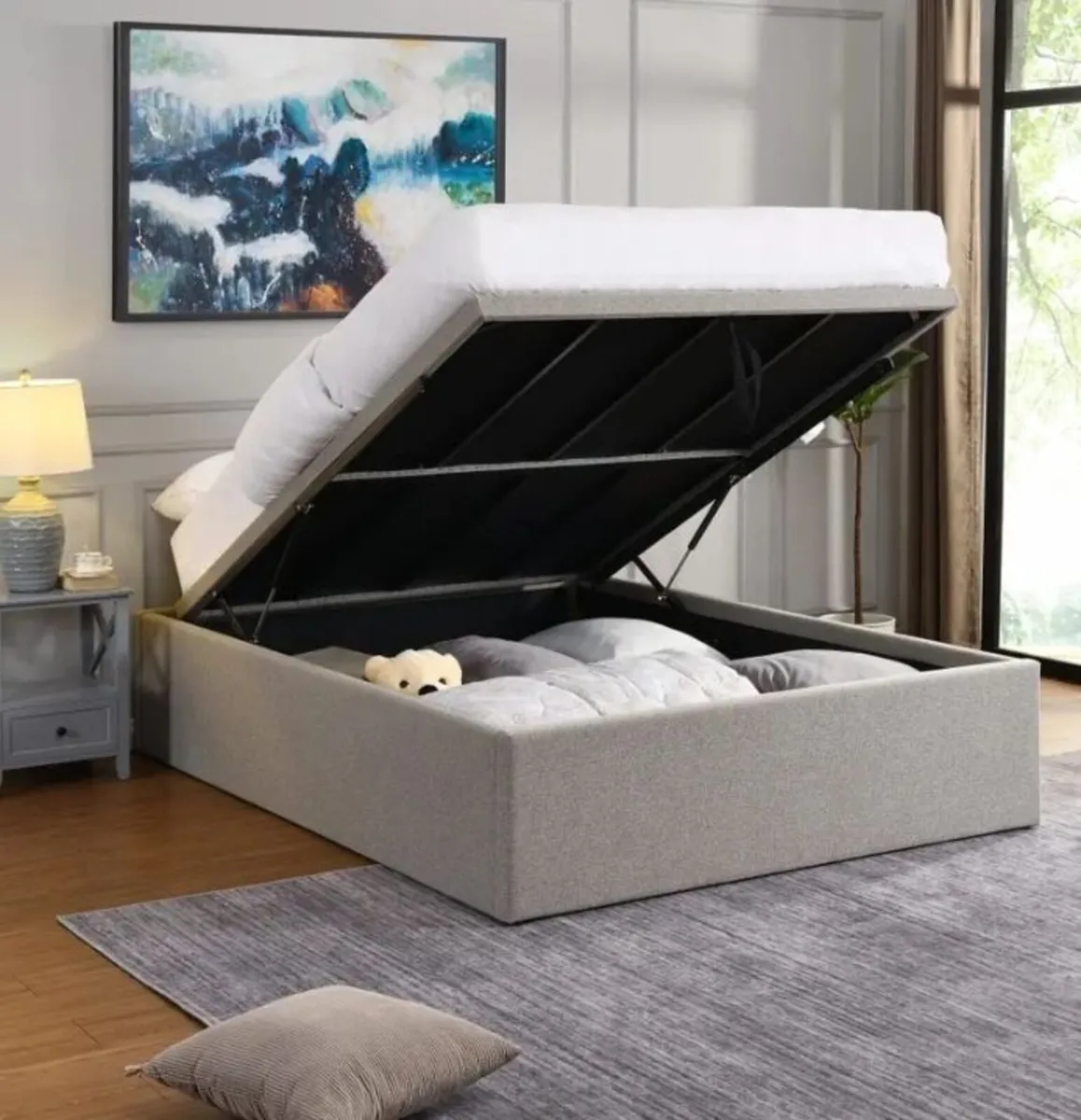 Oasis Base / Linen Grey Fabric - Image 2