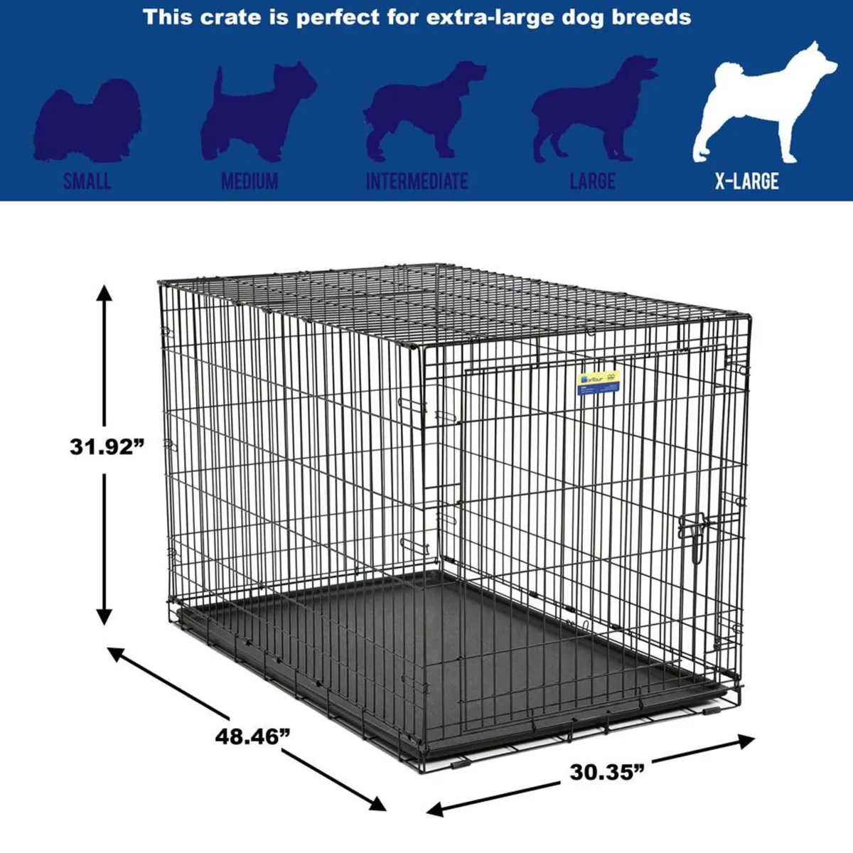 Petmania Dog Crate for Large Dog (As New) - Image 2