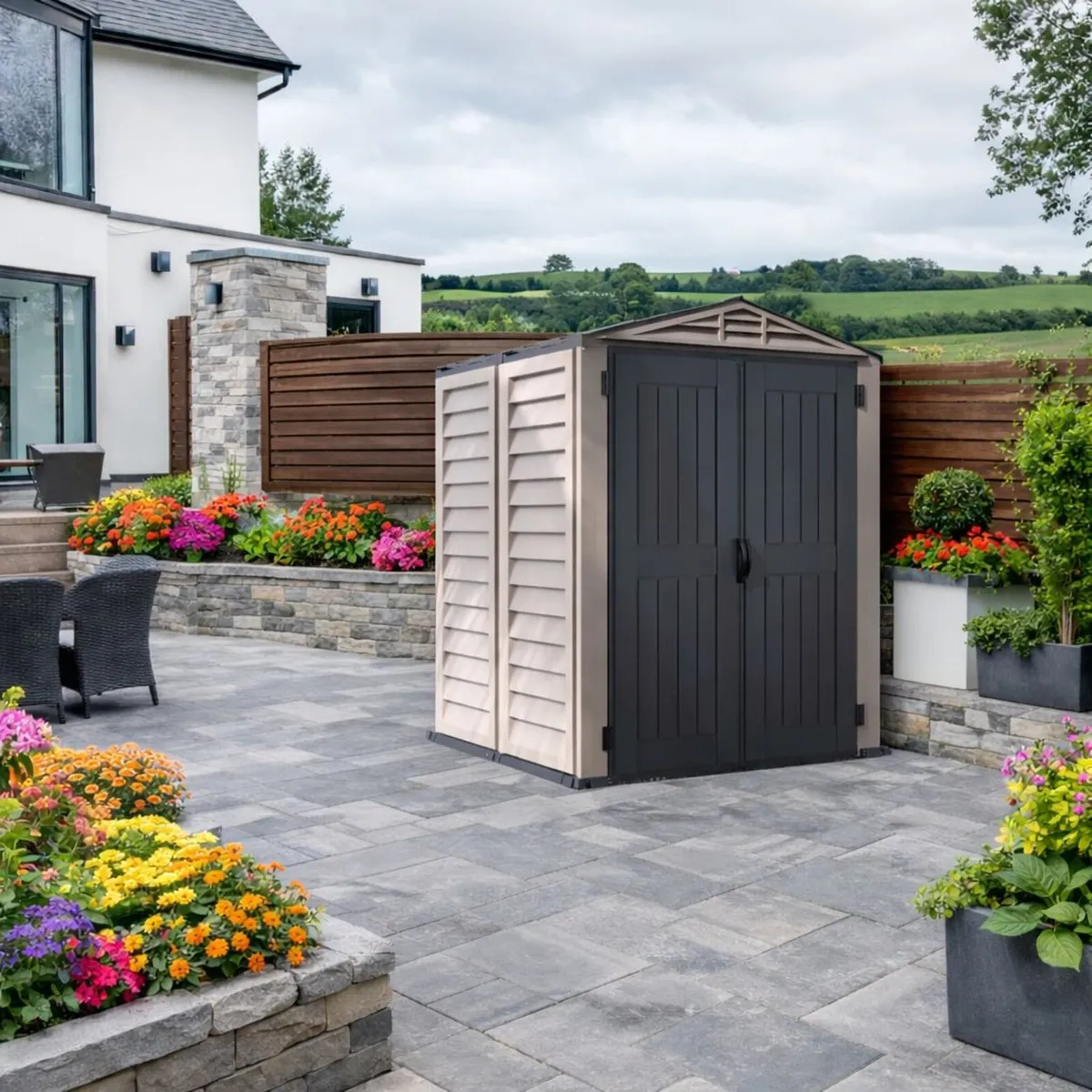 🏡 5×5 YardmatePlus Vinyl Shed – FREE 3-DAY DELIVE - Image 3