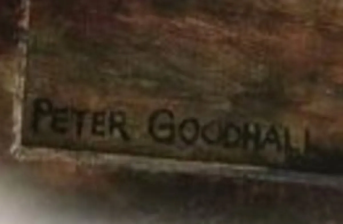 Goodhill print like new in Mahogany frame. €53 - Image 3