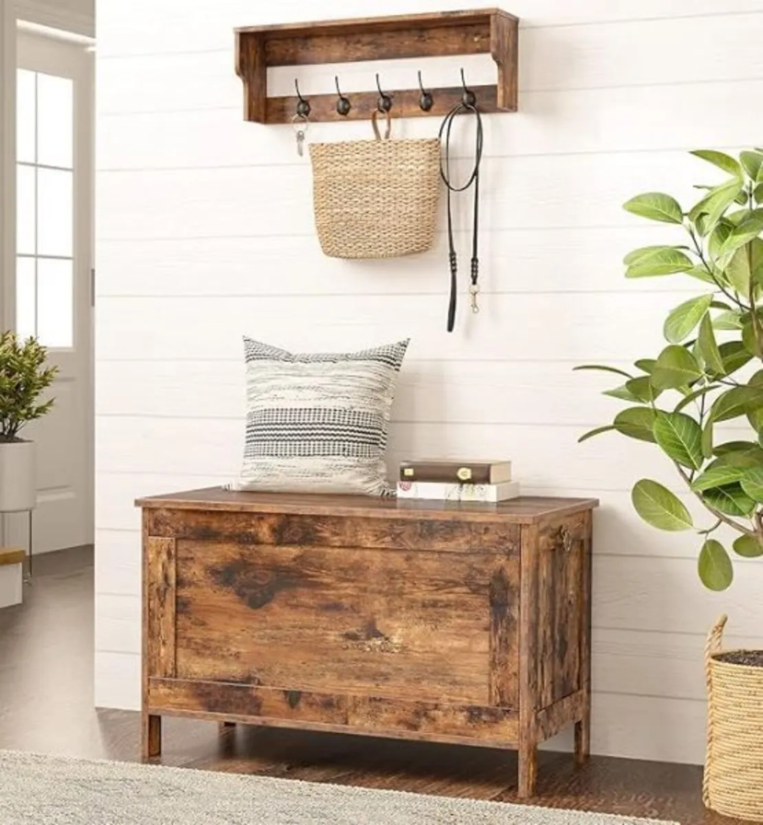 NEW Storage Chest Trunk, Wooden Storage Box, Large - Image 1