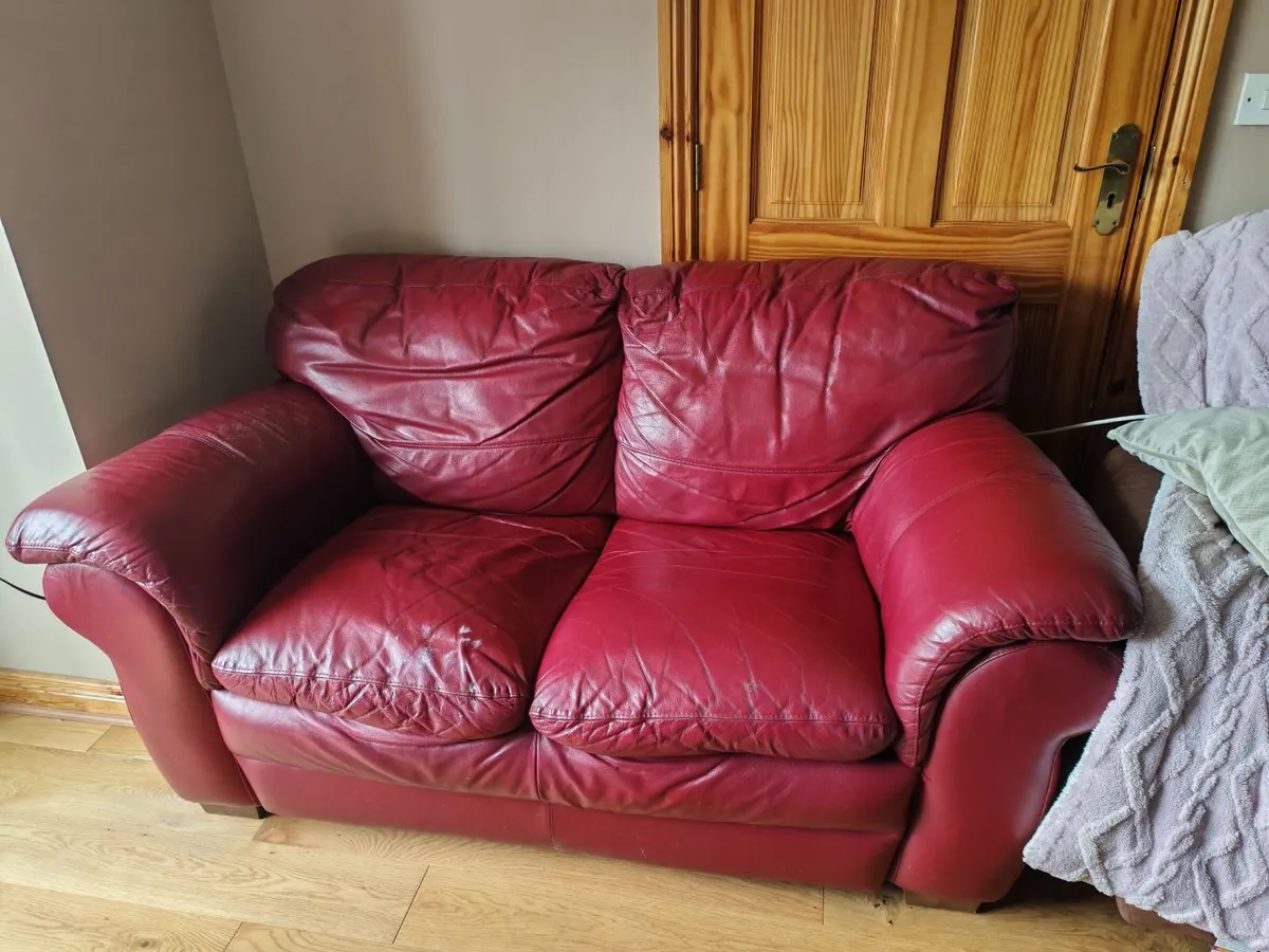 Leather Couch - Image 4