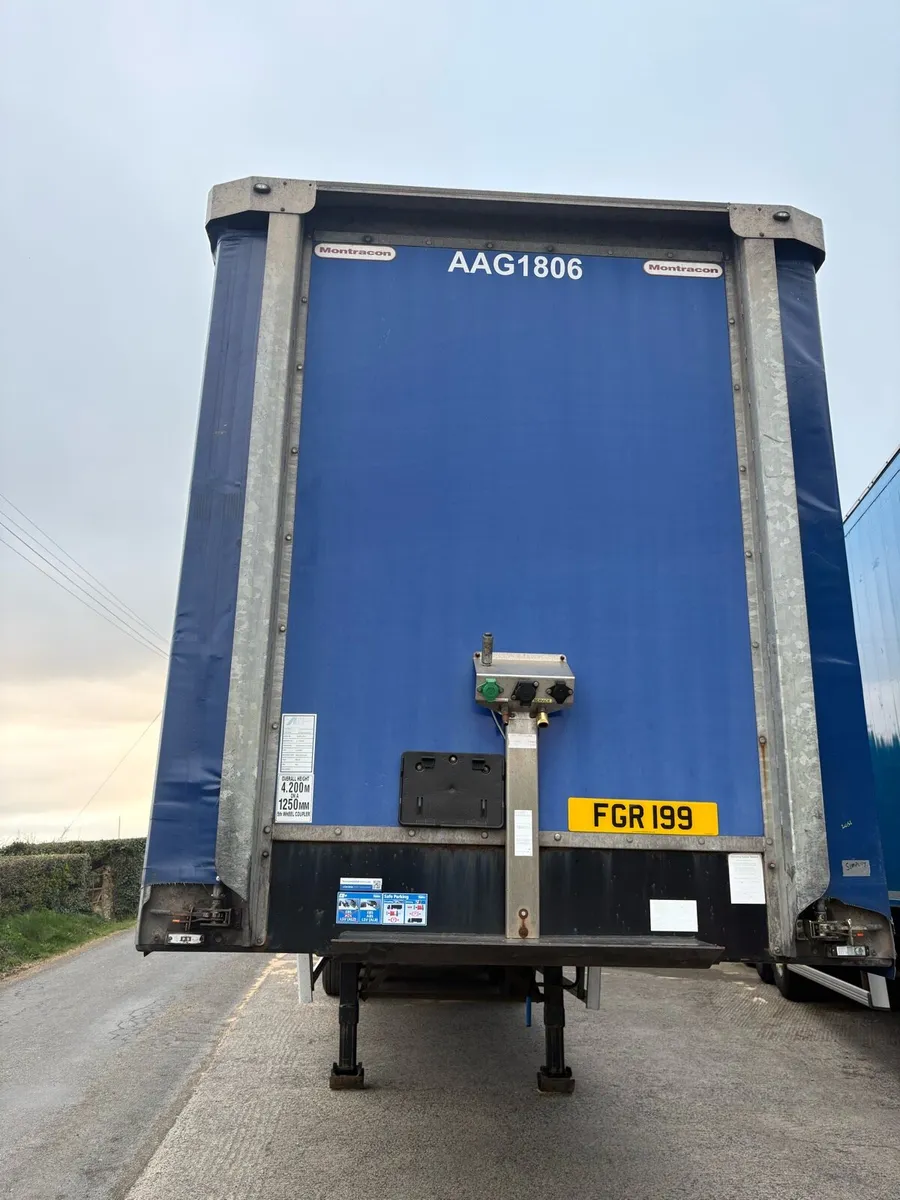 2017 Montracon 4.2Mt Triaxle Curtainside Trailer - Image 2