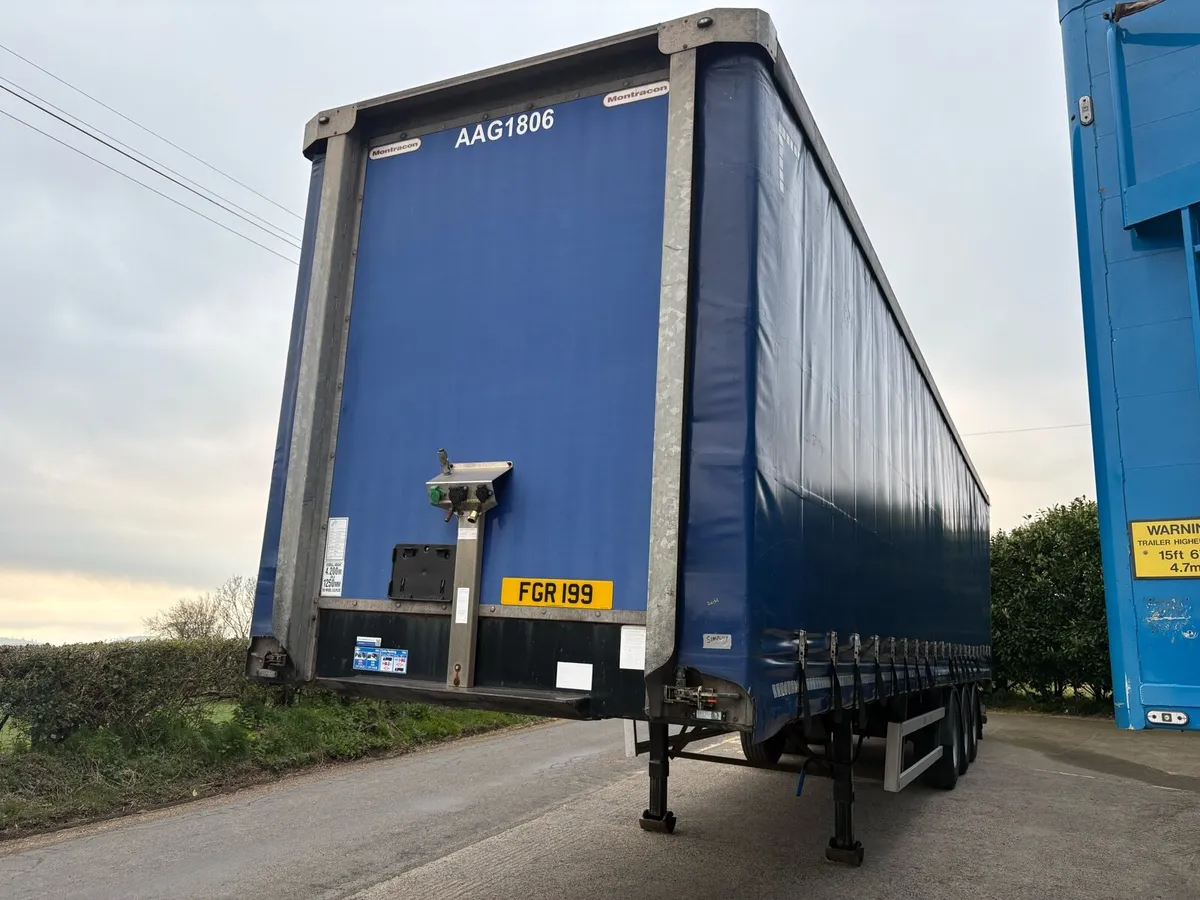 2017 Montracon 4.2Mt Triaxle Curtainside Trailer - Image 4