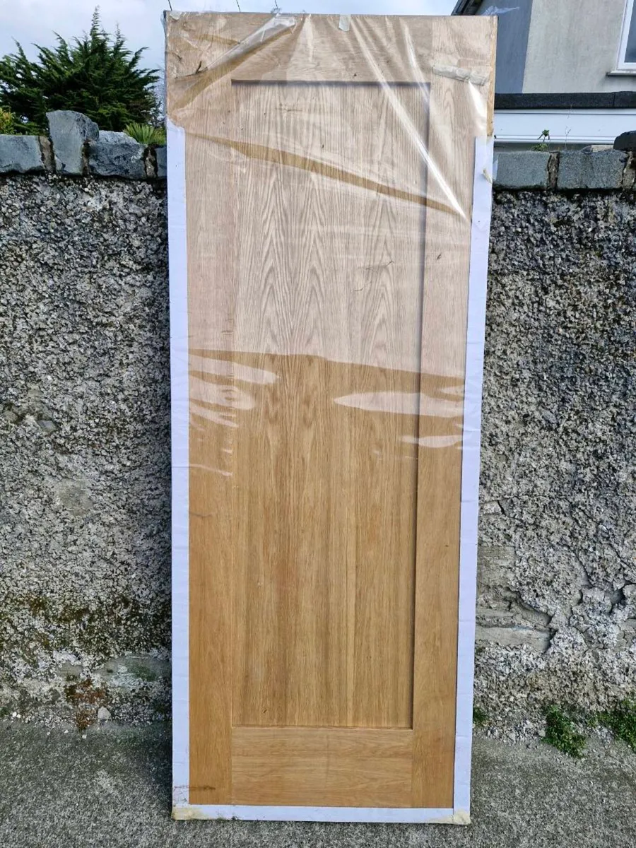 Oak shaker door