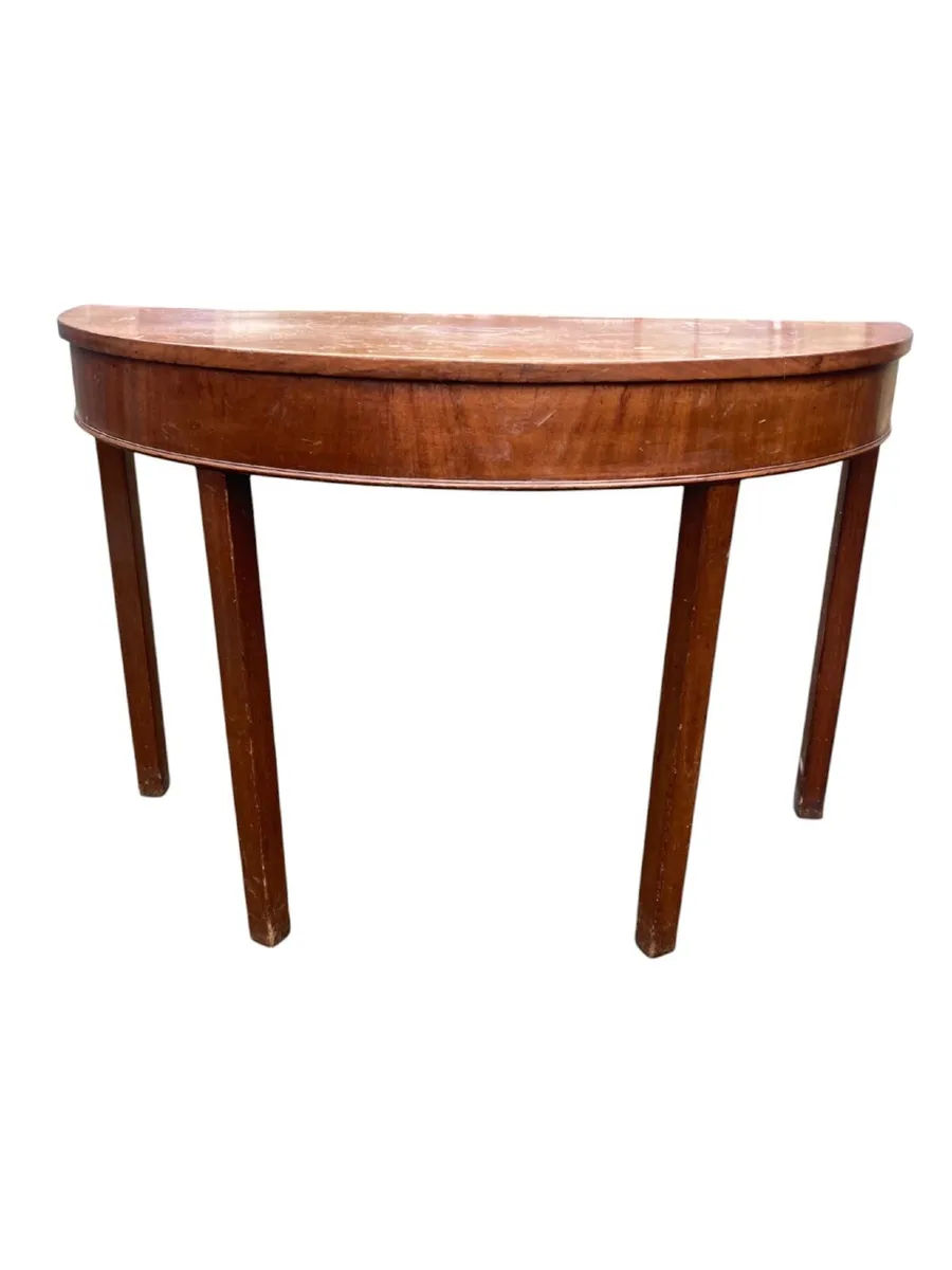 Antique Demi Lune / Console Table - Image 2