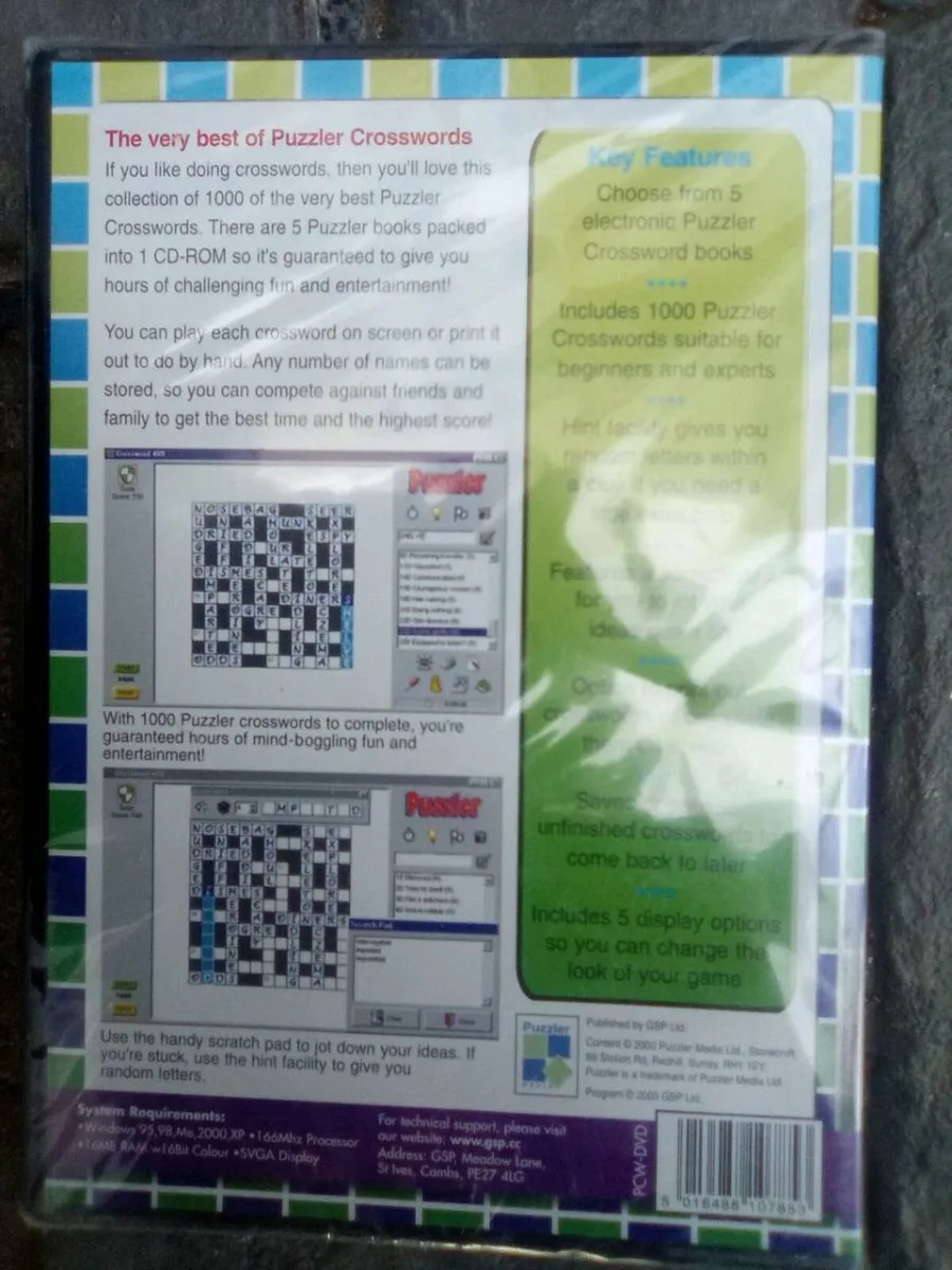 1000.  CROSSWORDS. ON.  C.D.  ROM - Image 2