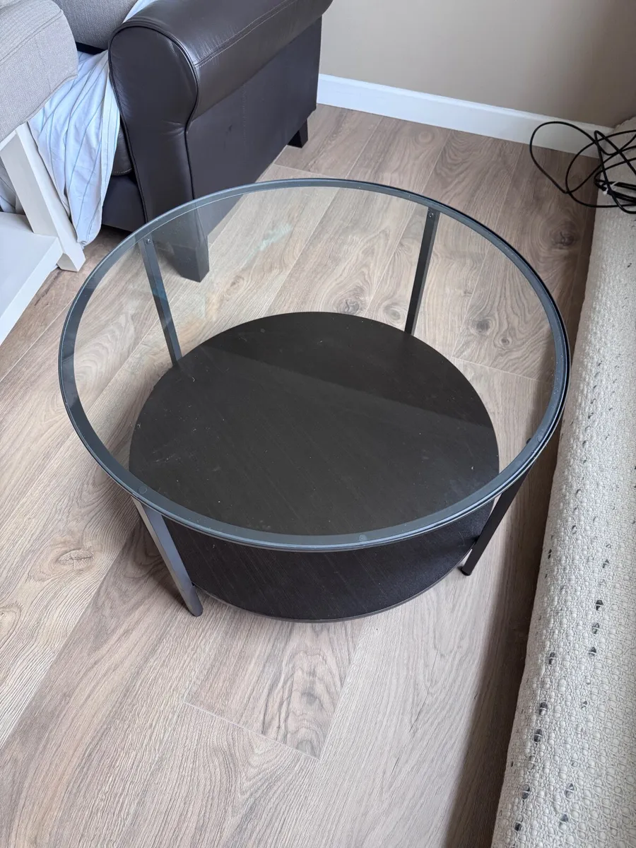 IKEA Vittsjö Round Coffee Table – 75 cm - Image 1