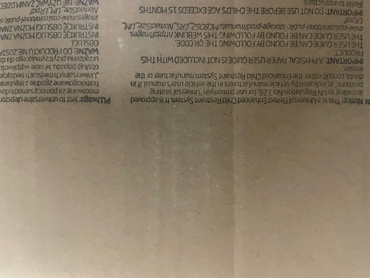 Maxi Cosi Nomad Plus Car Seat - Image 3