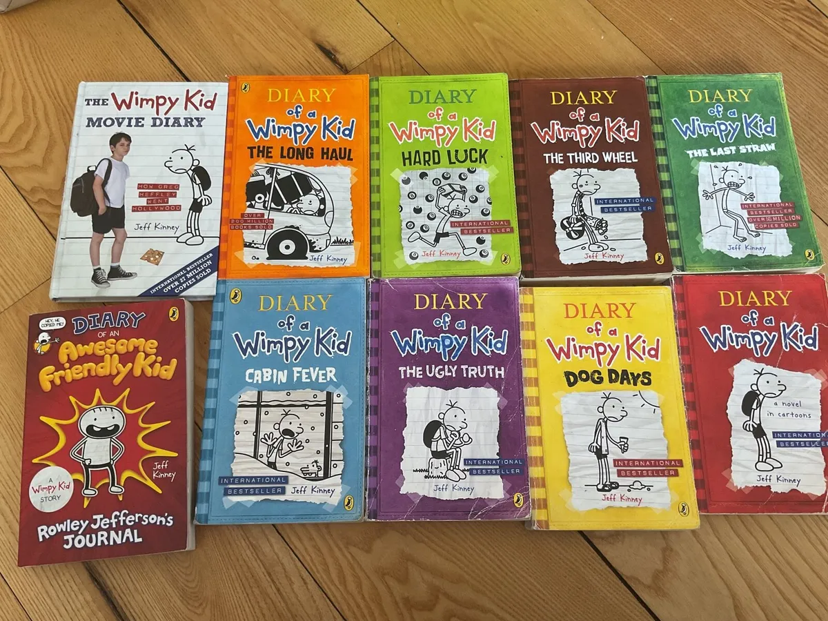 Diary of a Wimpy Kids Books by Jeff Kinney