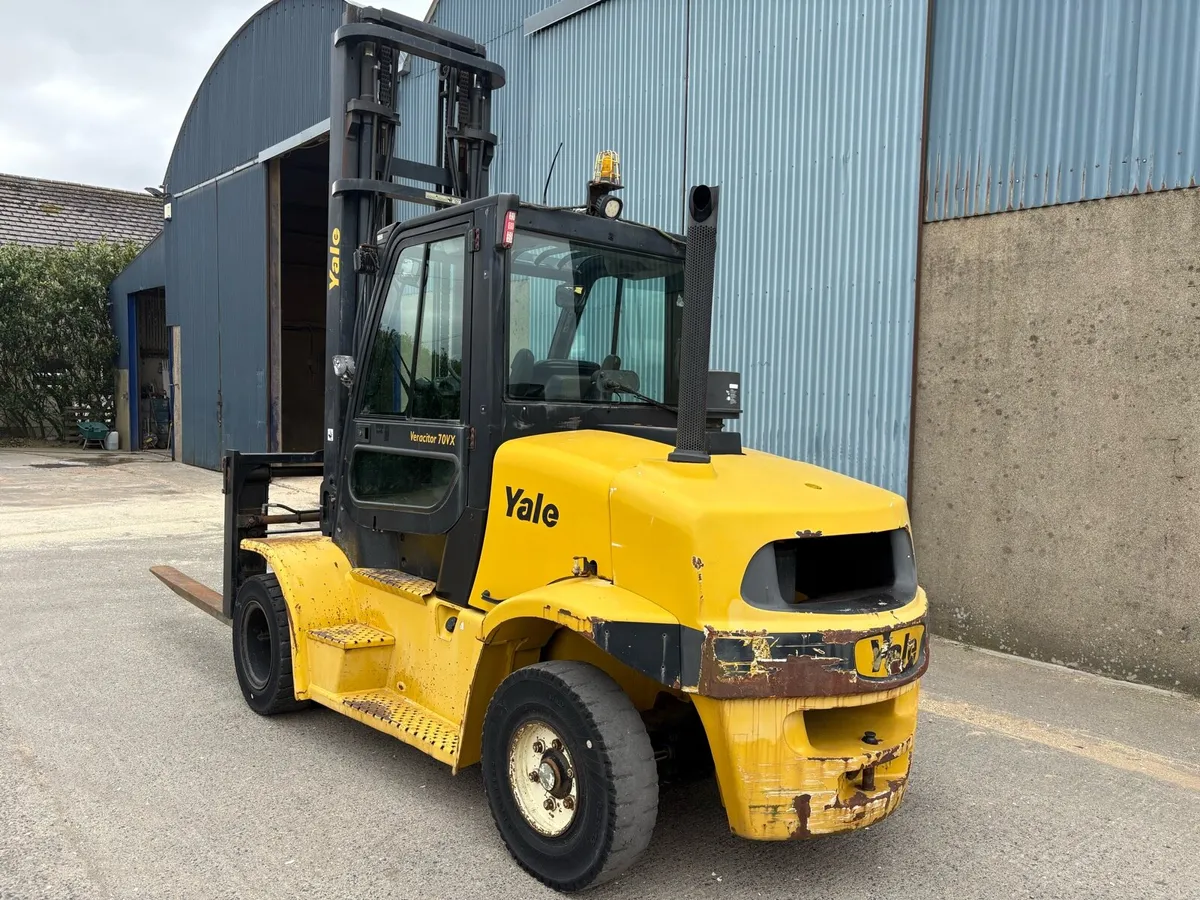 2012 Yale 7 Tonne Diesel Forklift - Image 3