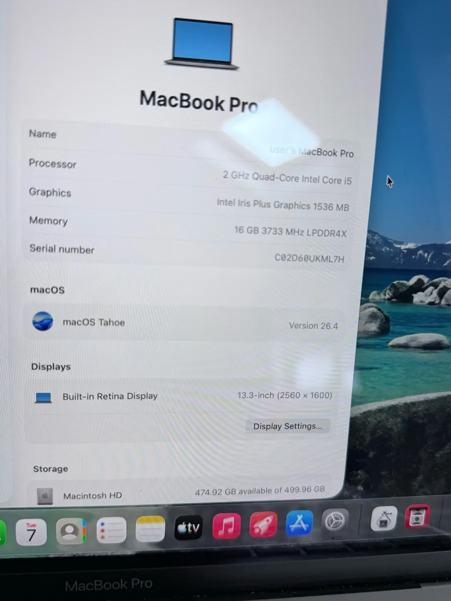 MacBook Pro 2020 ( High Spec) - Image 4
