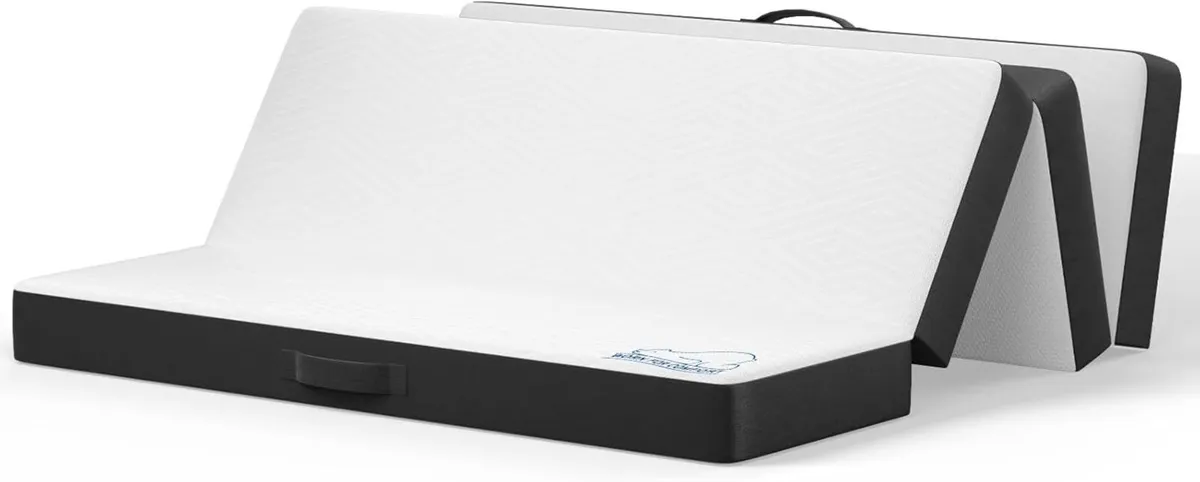 Folding Mattress Double 4 Inch Foldable Floor Bed - Image 1