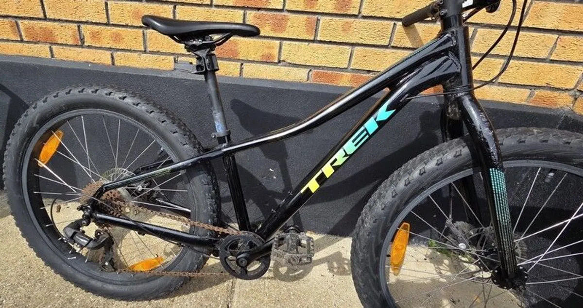 Trek Roscoe 24 Kids Mountain Bike in Black - Image 4