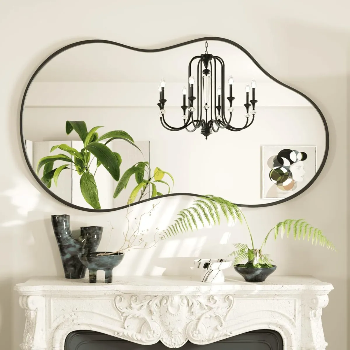 Irregular Wall Mirror Asymmetrical Modern for - Image 1