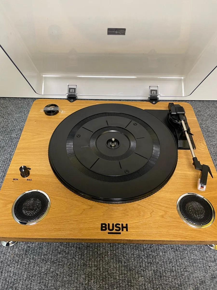 Bush vinyl turntable with speakers - Image 2