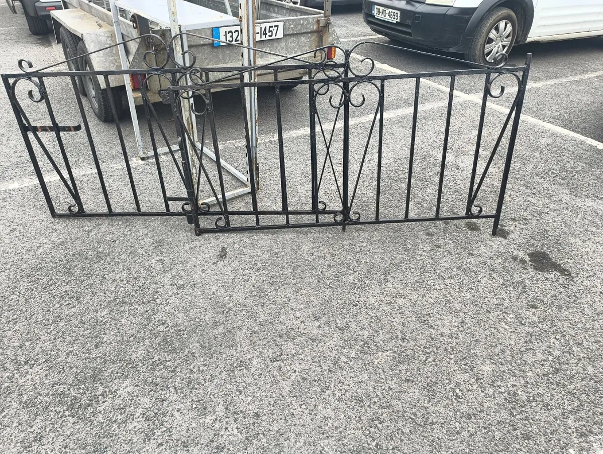 Pair of Metal Gates – 148 cm Each - Image 1