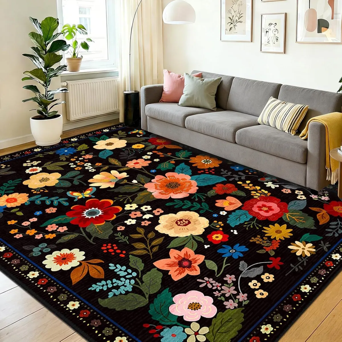 Machine Washable Rugs Living Room 240x300cm - Image 1
