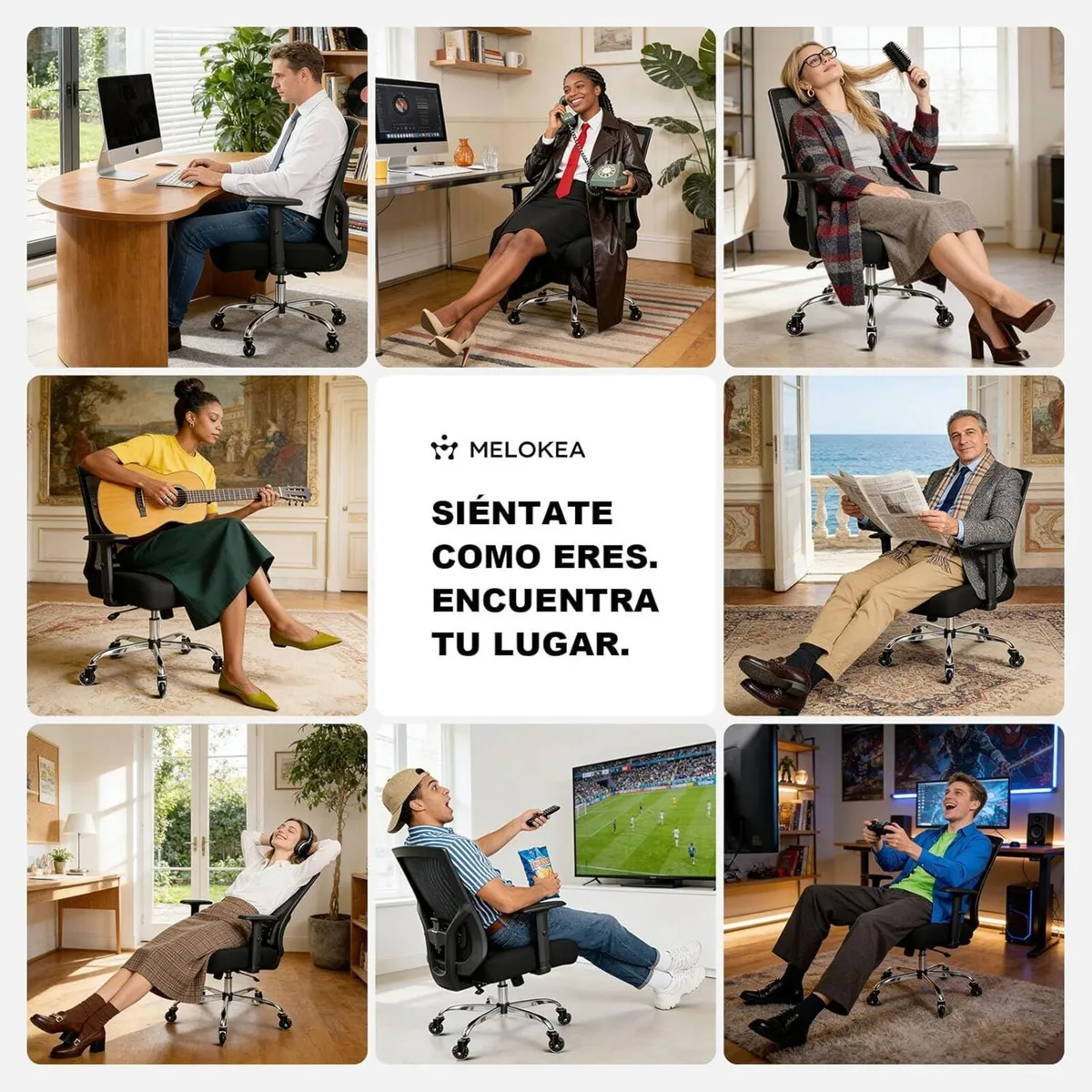 440LBS 200kg Ergonomic Office Chair for Heavy - Image 3