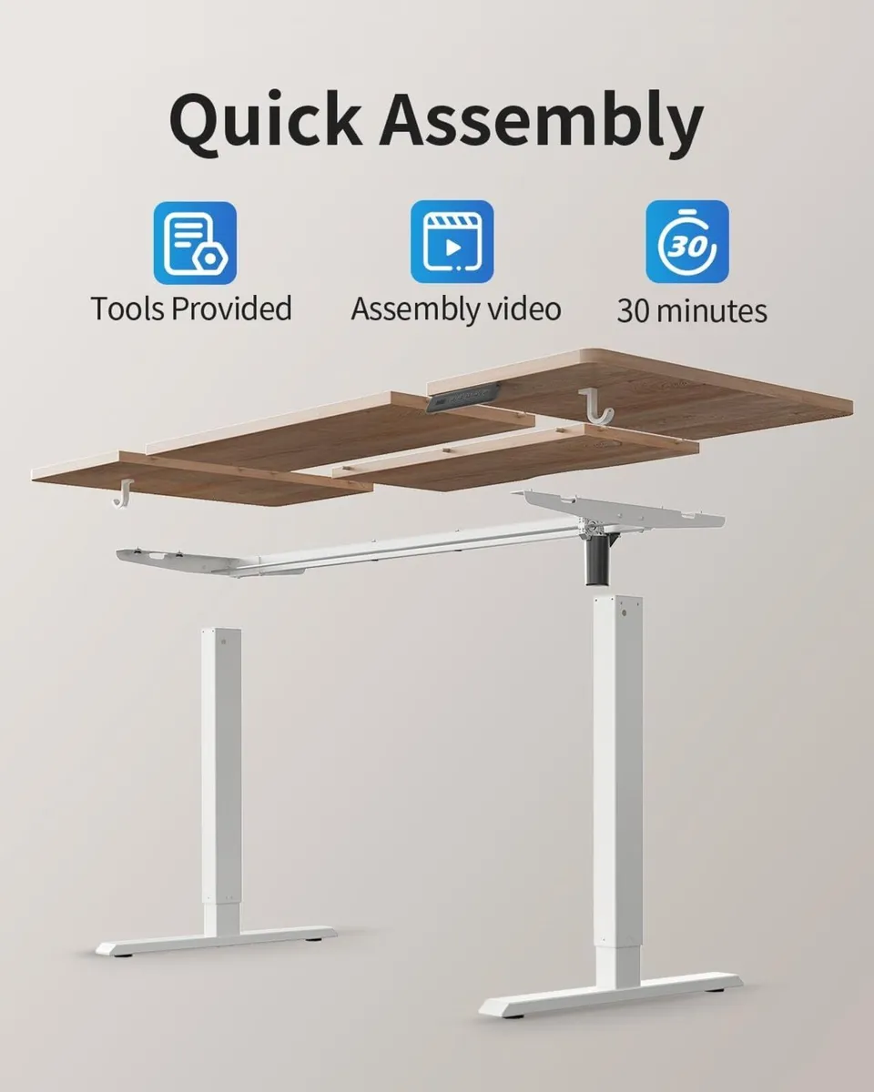 Electric Standing Desk Height Adjustable For - Image 3