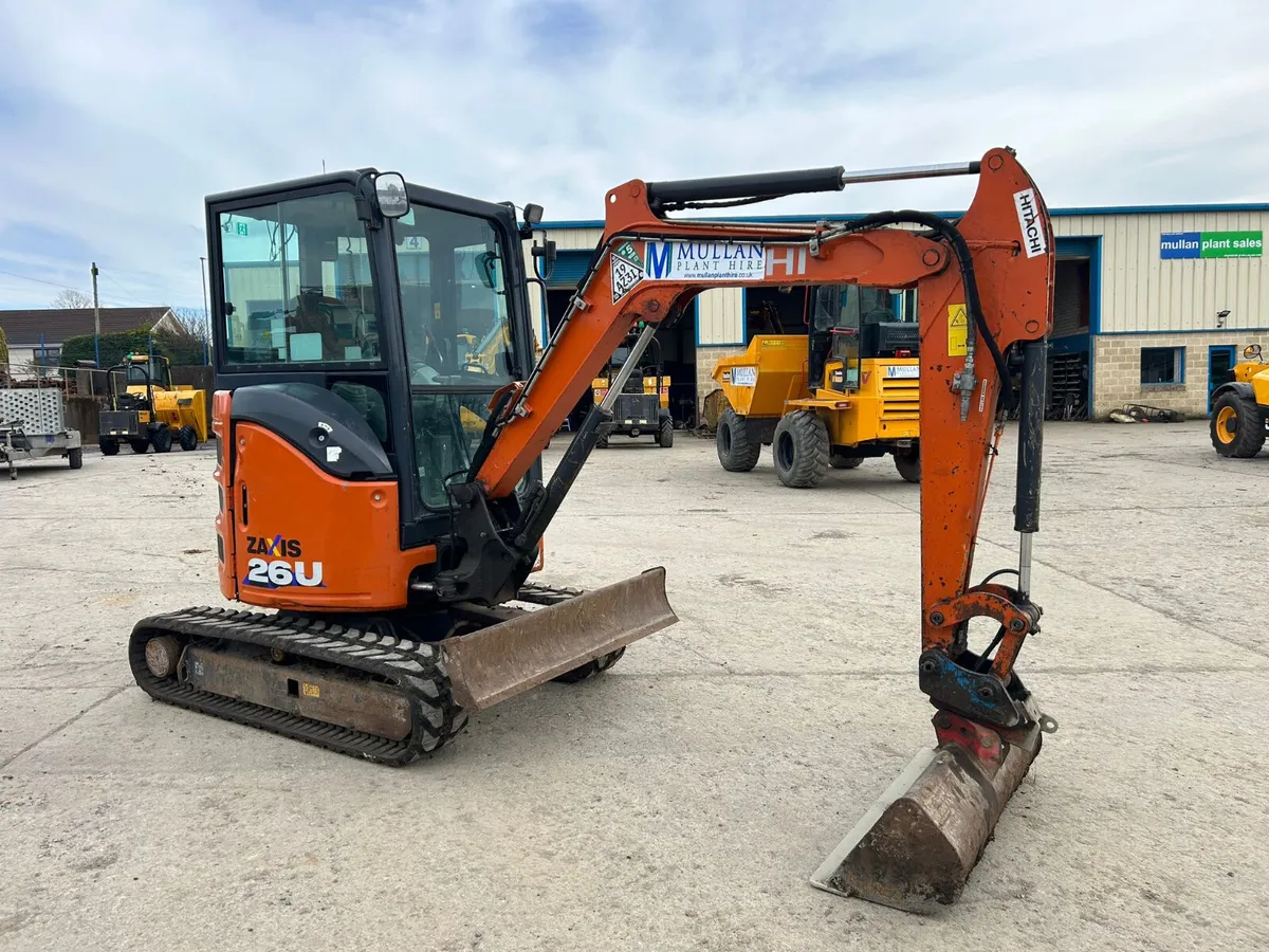 2020 Hitachi ZX26U Only 3200Hrs - MULLANS - Image 2