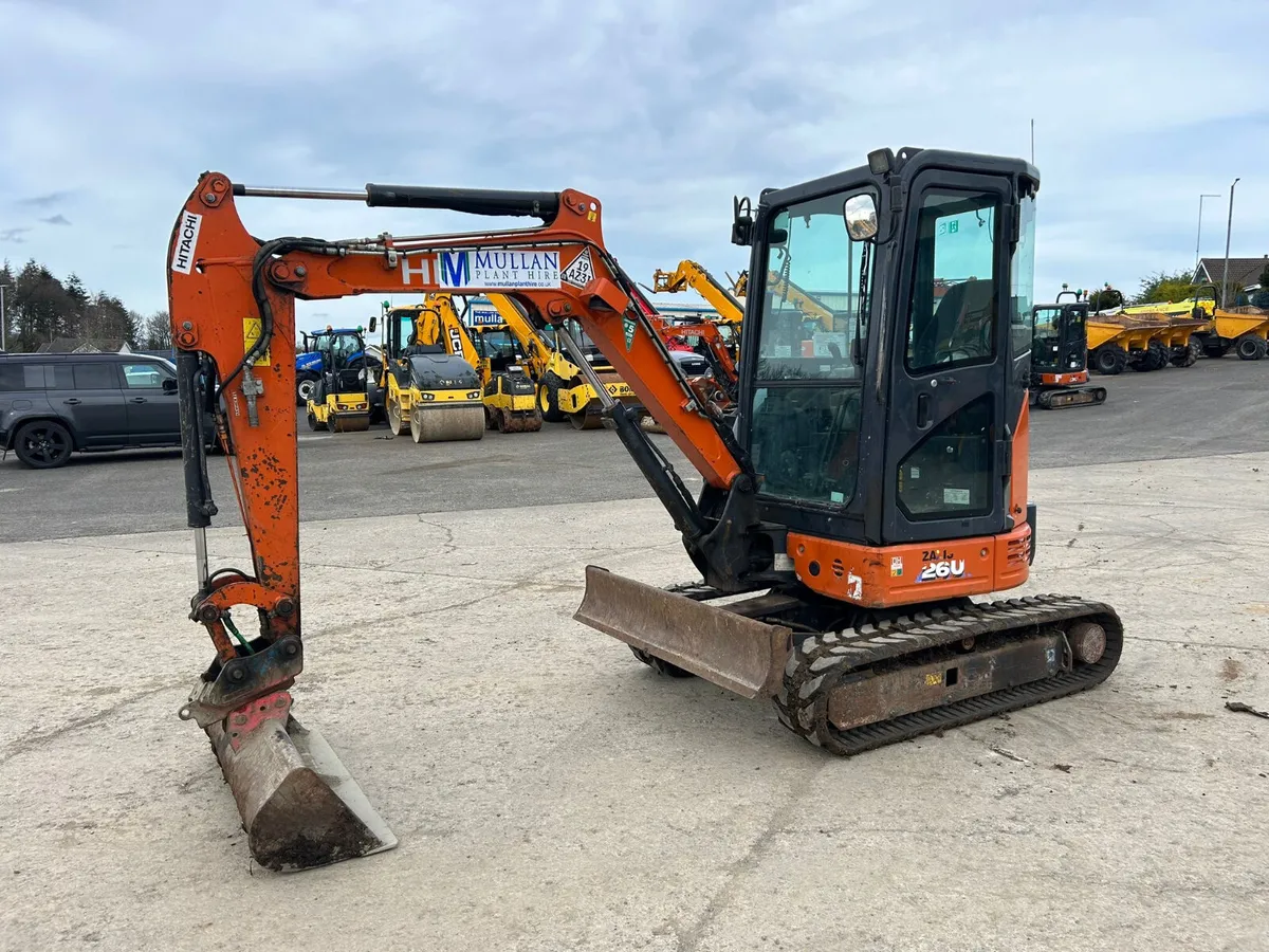 2020 Hitachi ZX26U Only 3200Hrs - MULLANS - Image 1