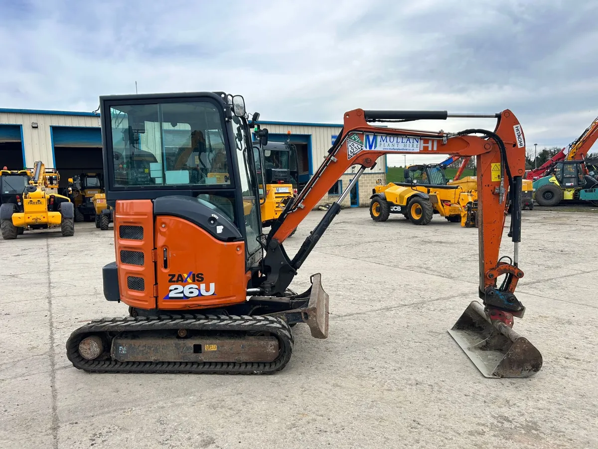 2020 Hitachi ZX26U Only 3200Hrs - MULLANS - Image 3